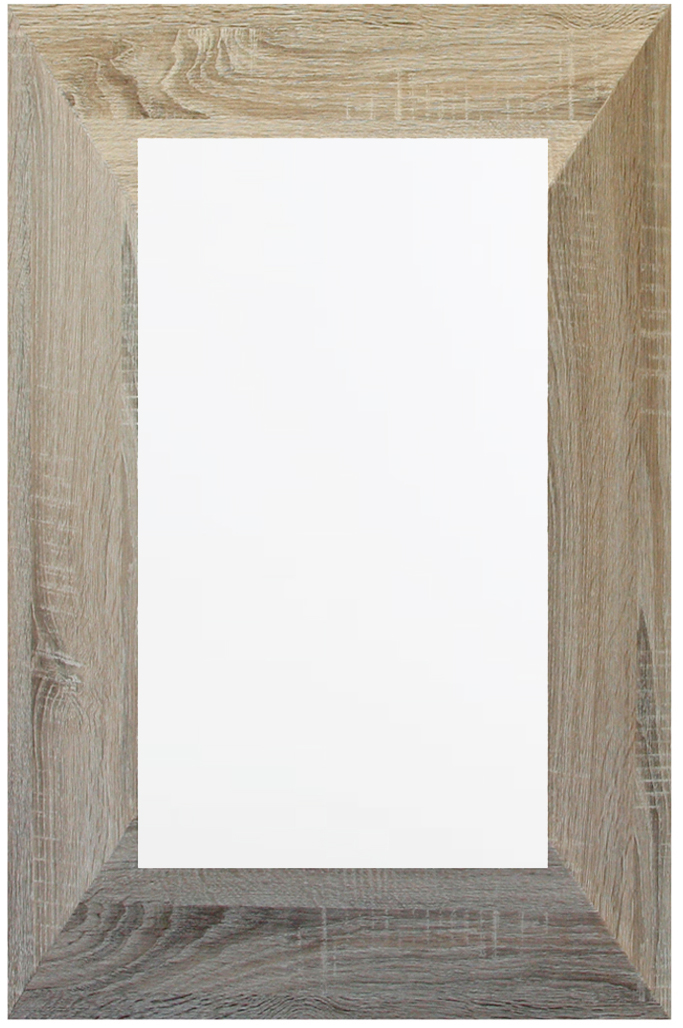 TS090 Wall décor art mirror weathered natural modern rectangular